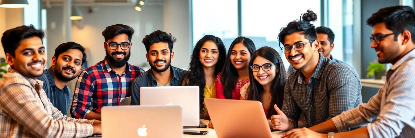 Students at Techforge Solutions online and offline internship program in Salem